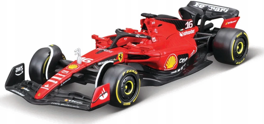 Bburago Ferrari Racing 2023 Sezonas Nr. 16 Leclerc BBURAGO