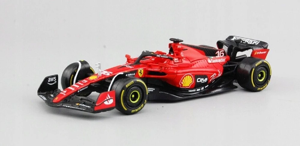 Bburago Ferrari Racing 2023 Sezonas Nr. 16 Leclerc BBURAGO