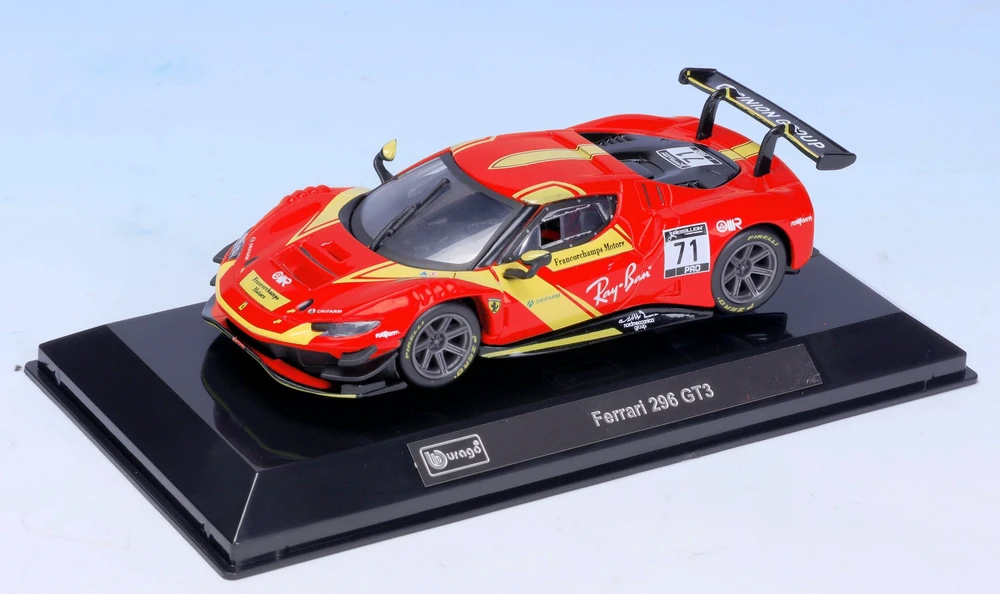 BBURAGO automodelis 1:43 Ferrari 296 GT3, 18-36313
