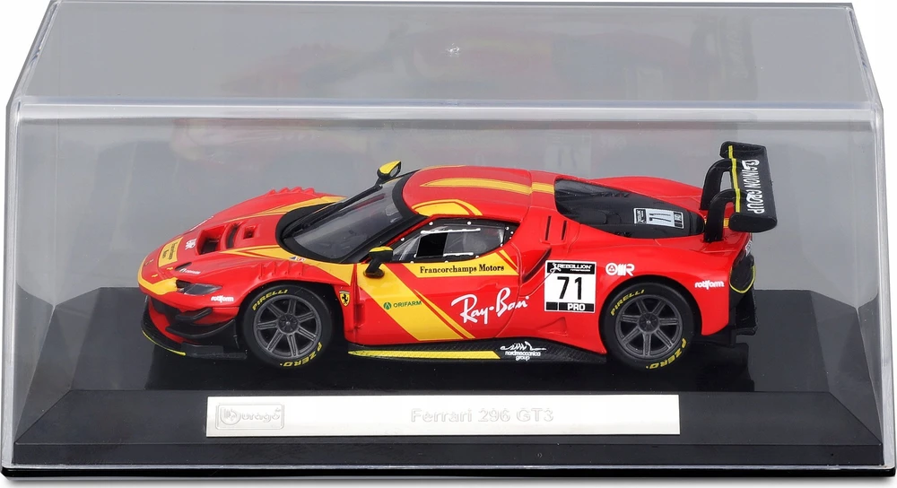 BBURAGO automodelis 1:43 Ferrari 296 GT3, 18-36313