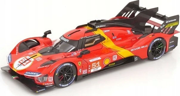 Modelių automobilių - Bburago Ferrari 499P LeMans Nr. 51 1:18 mastelis
