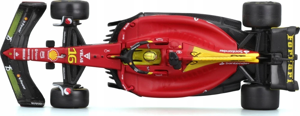 Bburago Ferrari Racing F1-75 Italijos GP 2022 #16 BBURAGO