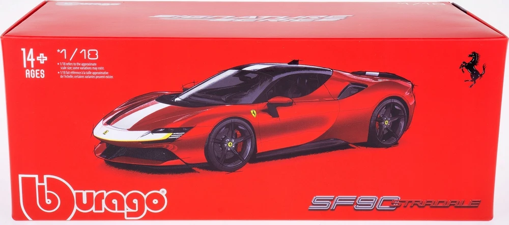 Bburago Ferrari SF90 Stradale red 1:18 BBURAGO
