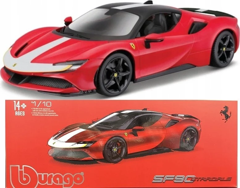 Bburago Ferrari SF90 Stradale red 1:18 BBURAGO