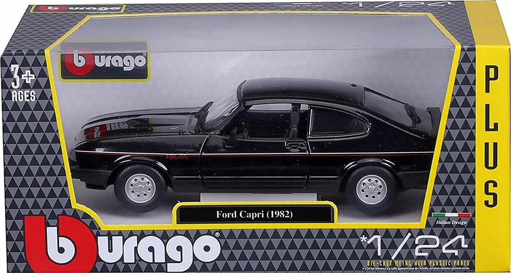 Bburago BBU 1:24 Ford Capri 1982 juodas 21093BK 14316