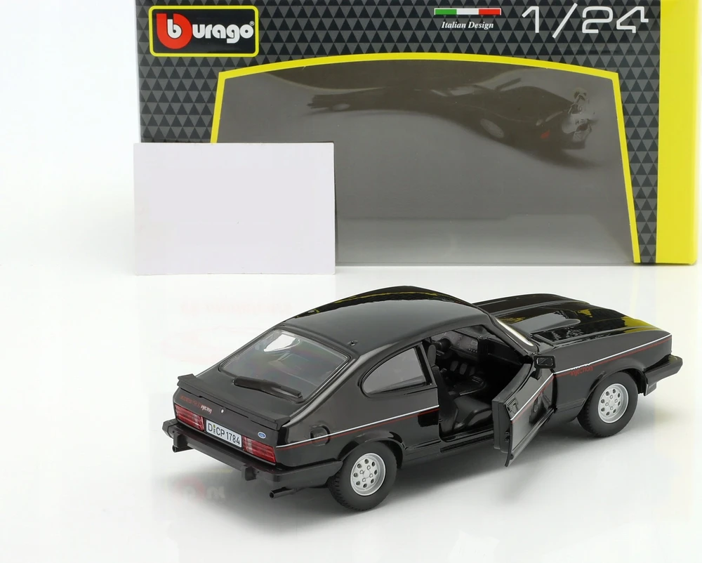 Bburago BBU 1:24 Ford Capri 1982 juodas 21093BK 14316