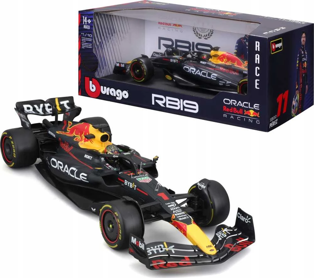 Bburago Formula F1 Oracle Raudona Bull Racing RB19 1:18 BBURAGO