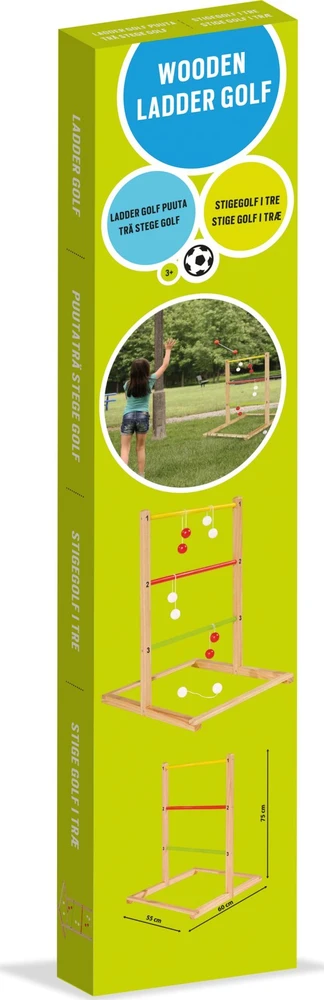 Bburago HAPPY SUMMER - Medinės kopėtėlės golfui (302195) / Lauko žaislai / Įvairūs