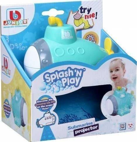 BB JUNIOR vonios žaislas Splash 'N Play Submarine Projector, 16-89001