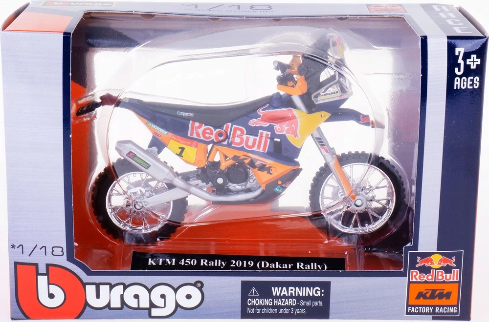 „Bburago KTM 450 Rally 2019“ (Dakaro ralis) BBURAGO