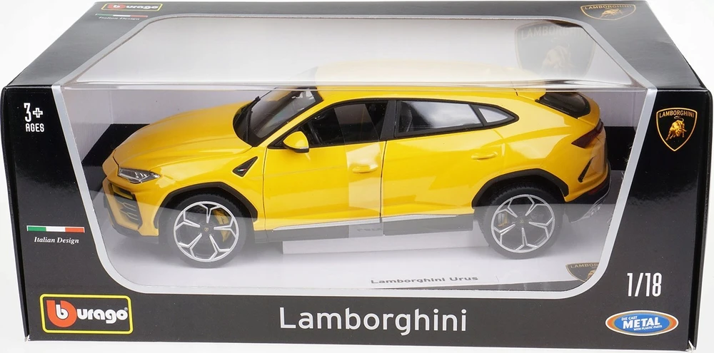 Bburago Lamborghini Urus Geltona 1:18 BBURAGO
