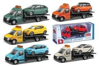 BBURAGO 1/43 Street Fire vilkikas Platforminis transportas, assort., 18-31400