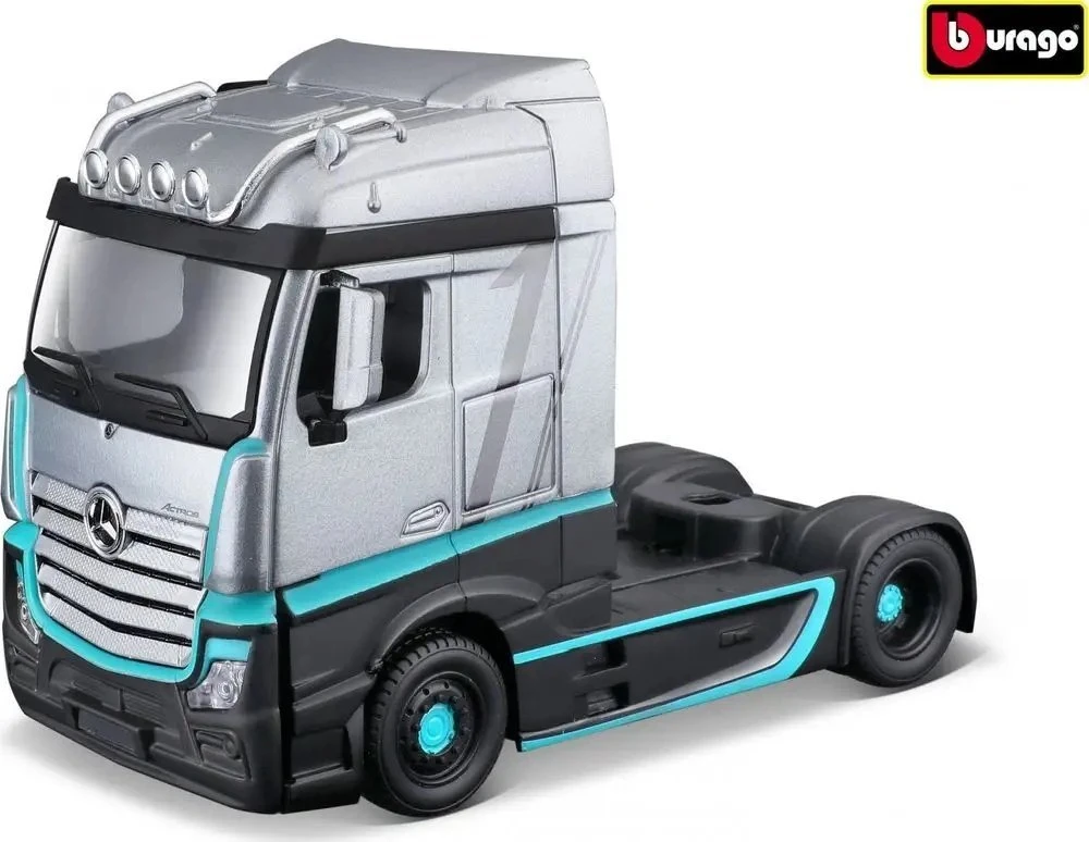 Bburago BBU 1:43 „Street Fire HaulersCustom“ sidabrinė/juoda 32202