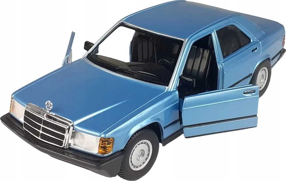 Bburago BBU 1:24 1987 Mercedes-Benz 190E Raudona 21103RD