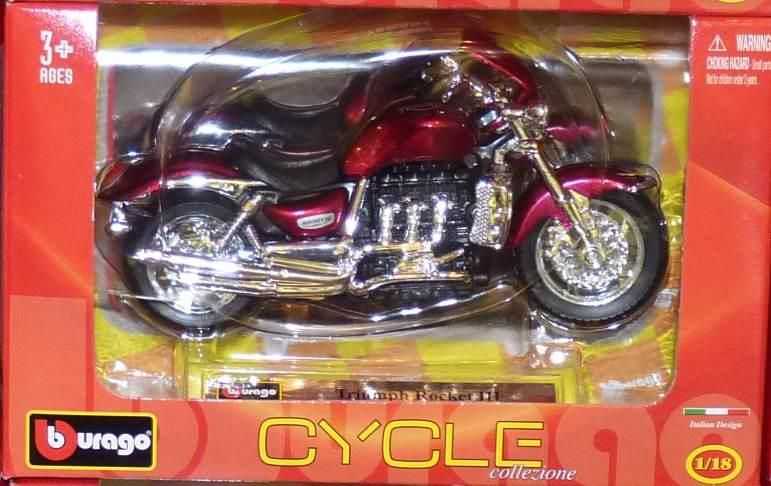 BBURAGO 1/18 motociklas, asort., 18-51030