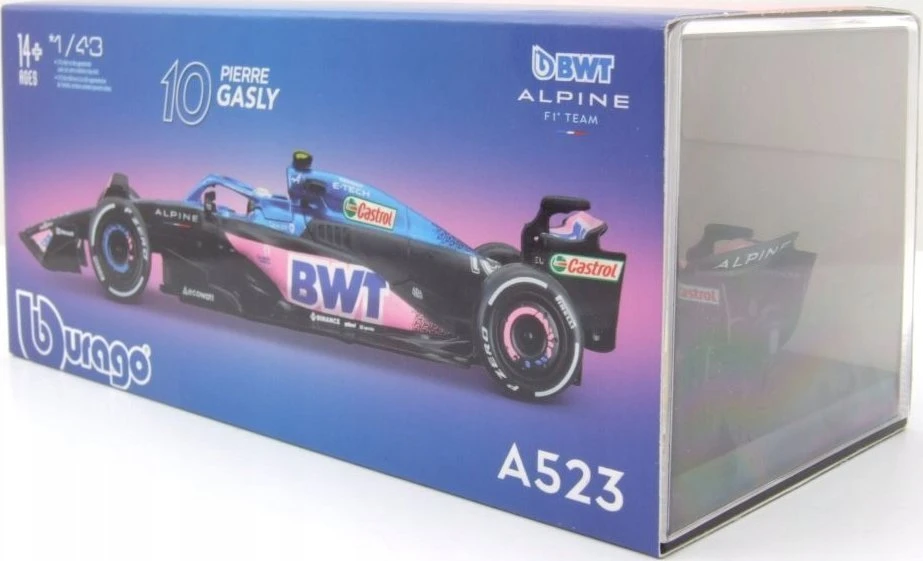 Bburago Race BWT Alpine F1 Team A523 #10 1:43 BBURAGO