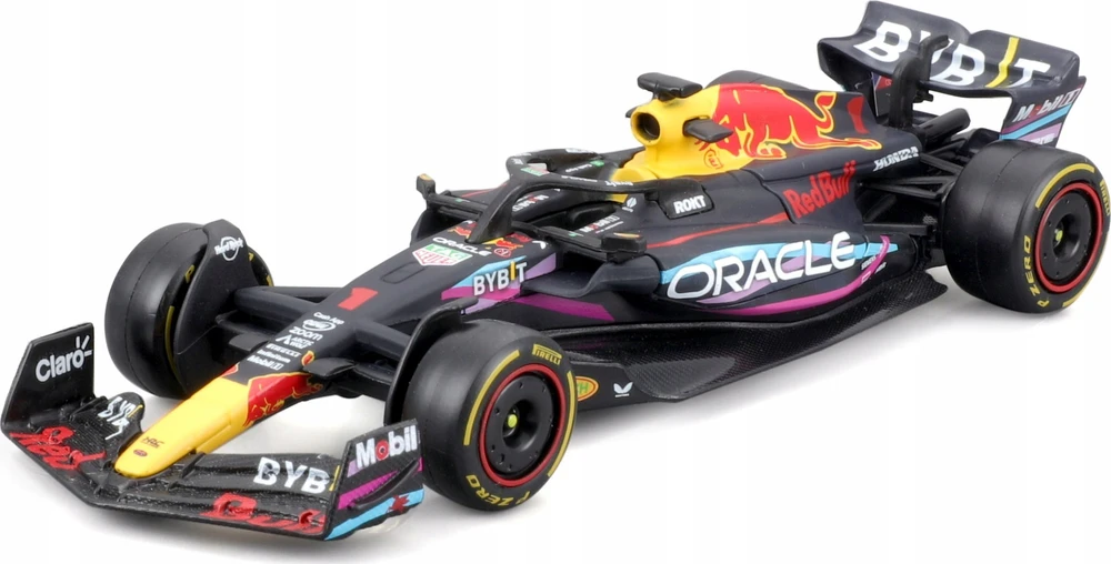 Bburago Race Oracle Raudona Bull Racing RB19 Miami #1 BBURAGO