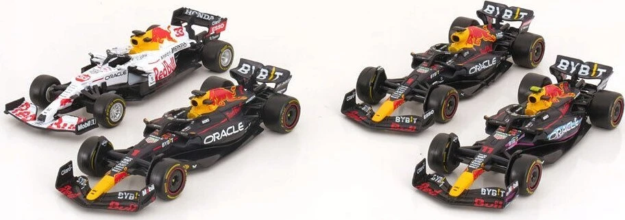Bburago Raudona Bull Racing 4-pack1:43 BBURAGO