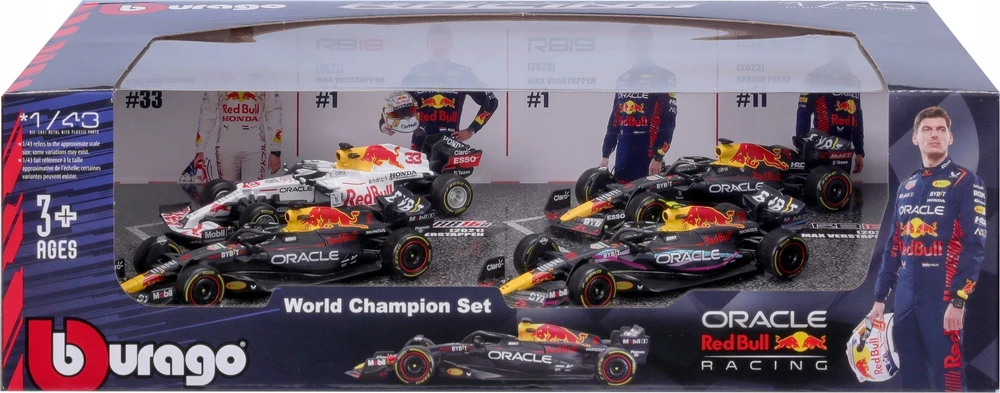Bburago Raudona Bull Racing 4-pack1:43 BBURAGO