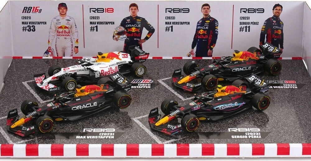 Bburago Raudona Bull Racing 4-pack1:43 BBURAGO