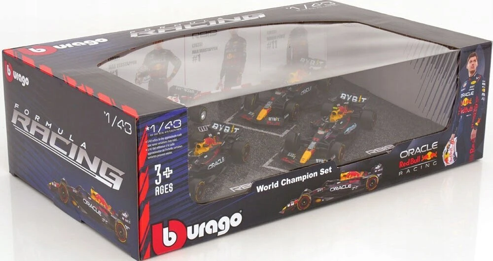 Bburago Raudona Bull Racing 4-pack1:43 BBURAGO