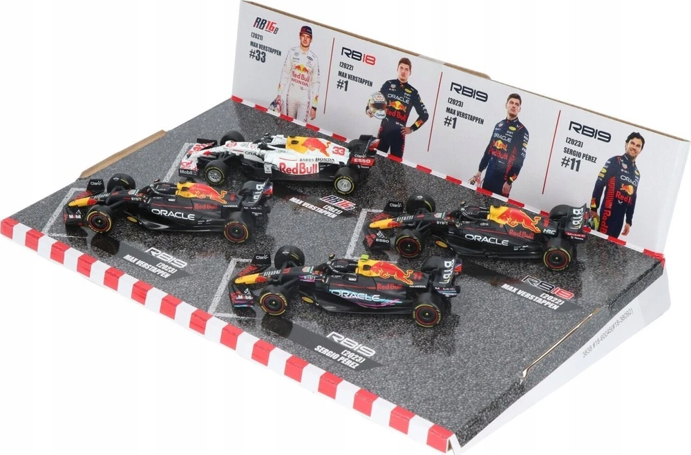 Bburago Raudona Bull Racing 4-pack1:43 BBURAGO