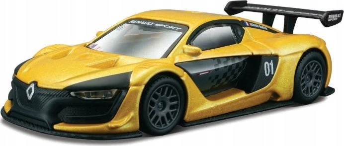 Bburago BBU 1:43 Renault Sport metalinė geltona 38304 83047