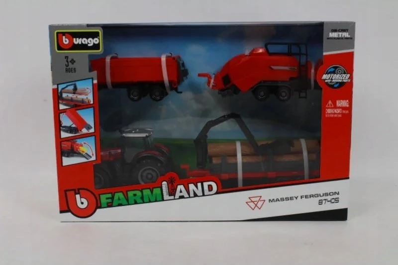 Bburago BBU traktorius MasseyFerguson 10cm 31703 17035