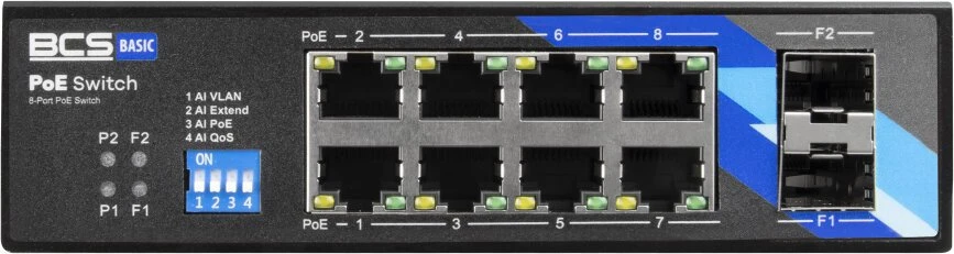 Šakotuvas Bcs Basic BCS-B-ISP08G-2SFP