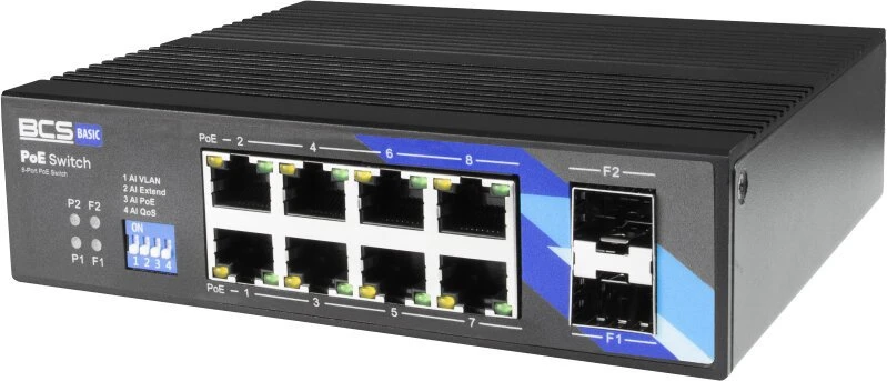 Šakotuvas Bcs Basic BCS-B-ISP08G-2SFP