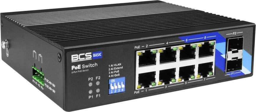 Šakotuvas Bcs Basic BCS-B-ISP08G-2SFP