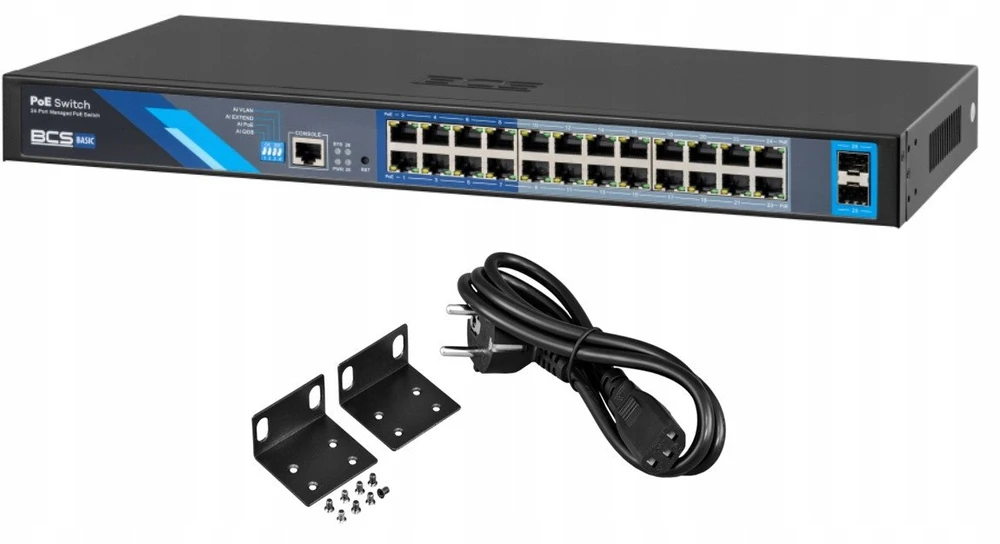 Šakotuvas Bcs Basic BCS-B-SP24G-2SFP-M