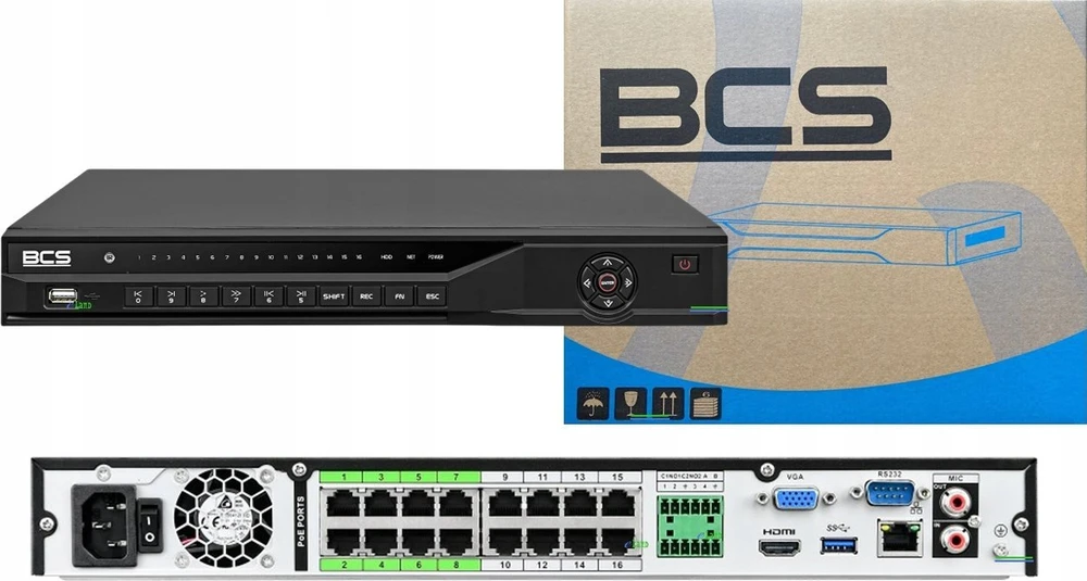 Bcs linija BCS-L-NVR1602-A-4KE-16P(2)