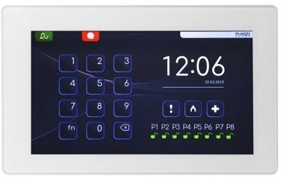 BCS PulsON Alarm Touch BUS 7" - WH