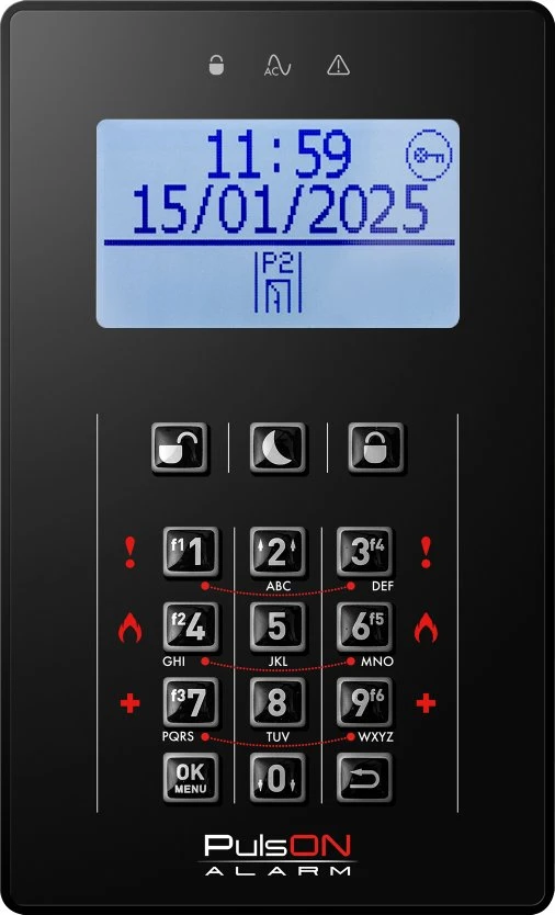 BCS PULSON FRONT LCD/C BLA