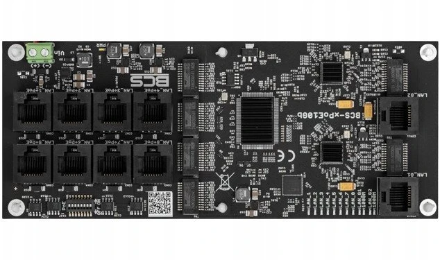 Šakotuvas Bcs maitinimo šaltinis BCS-xPoE10Gb