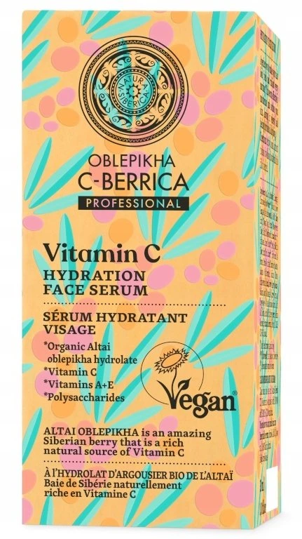 "Natura Siberica" drėkinamasis veido serumas 30ml