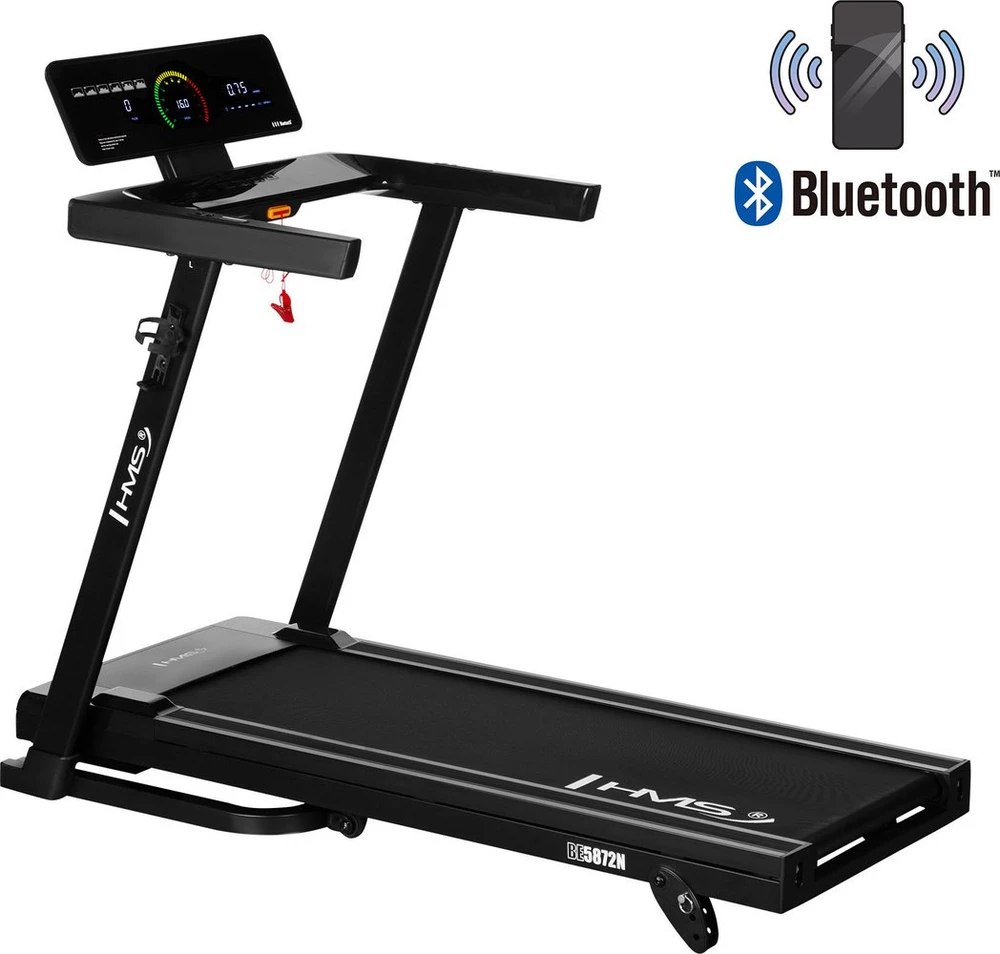 ELEKTRINIS BĖGIMO TAKELIS, SUDERINAMAS SU „BLUETOOTH“ IR TRENIRUOČIŲ PROGRAMĖLĖMIS BE5872N HMS
