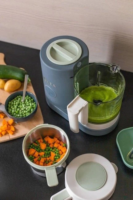 Garintuvas - trintuvas BEABA BABYCOOK NEO MINERAL, Pilkos spalvos