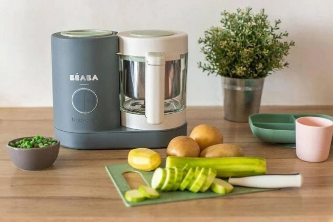 Garintuvas - trintuvas BEABA BABYCOOK NEO MINERAL, Pilkos spalvos