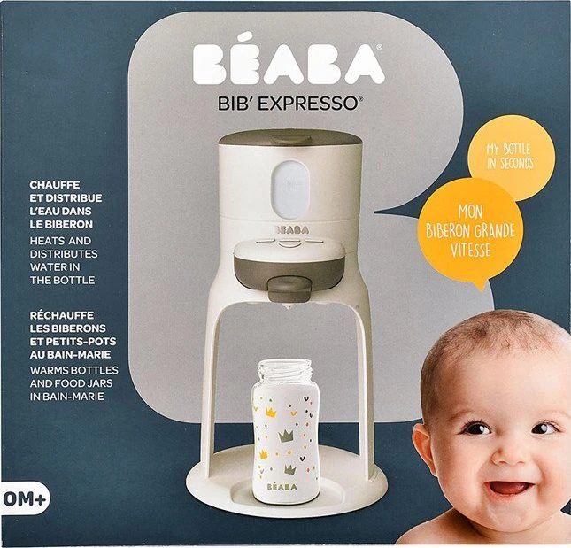 BEABA BIB EXPRESSO MIŠINUKO RUOŠIMO APARATAS IR ŠILDYTUVAS, Baltas/Pilkas