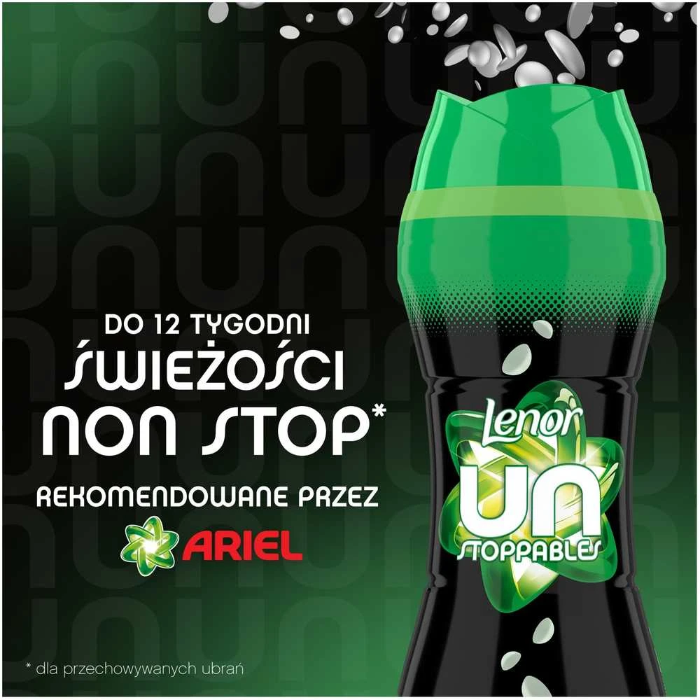 LENOR Kvapniosios granulės "Unstoppable Secent of Ariel", 495 g (41 Skalbimas)