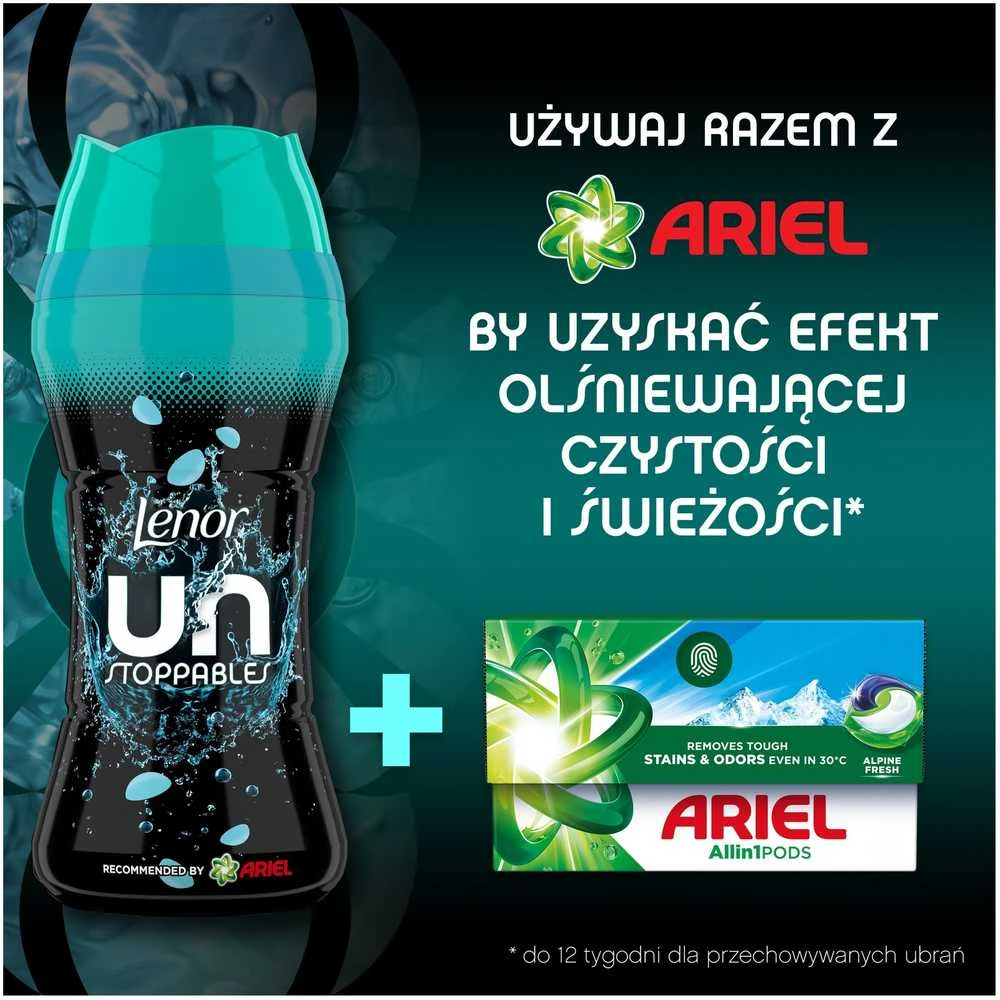 LENOR Kvapniosios granulės "Unstoppable Fresh", 495 g (41 Skalbimas)