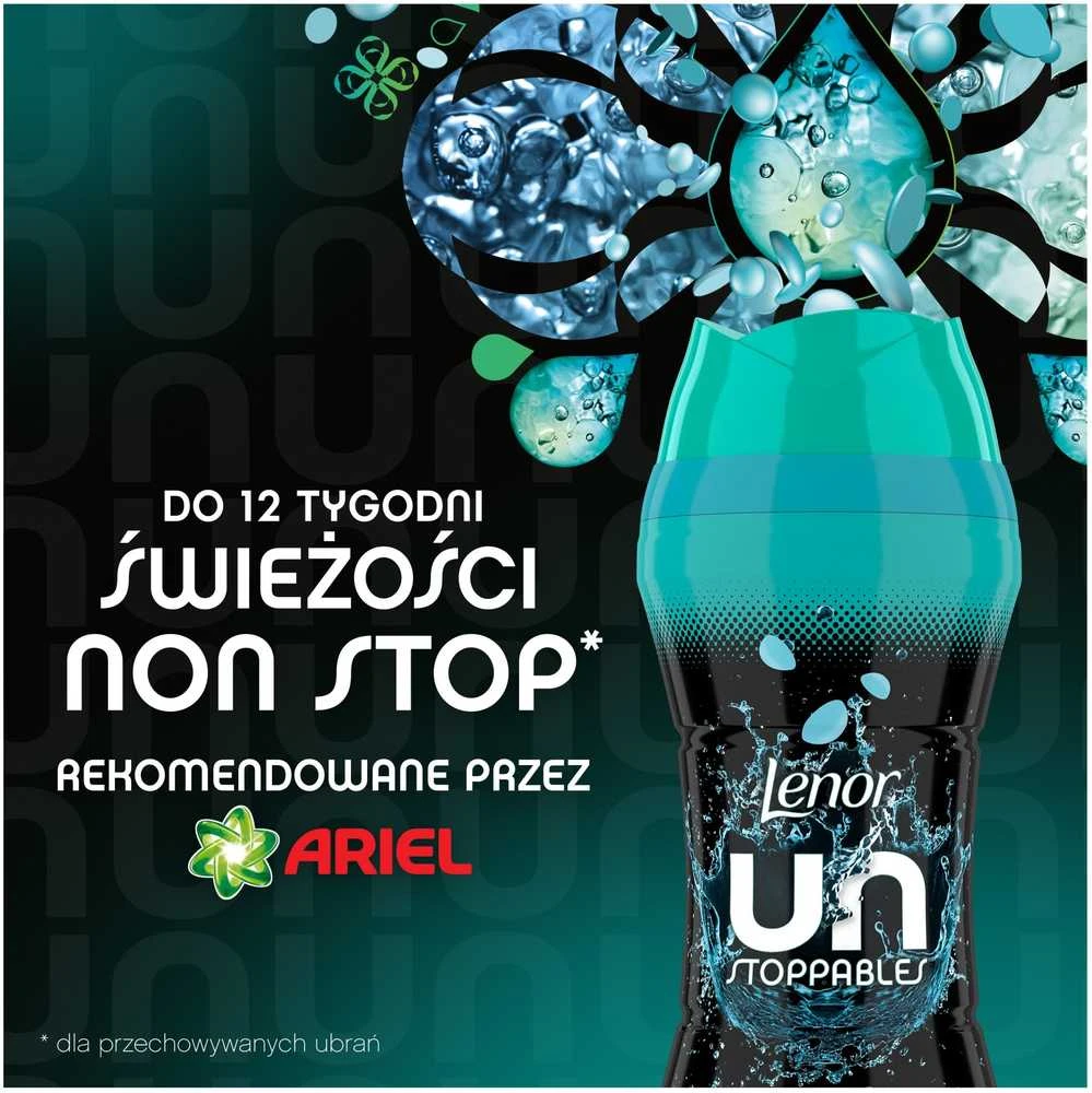 LENOR Kvapniosios granulės "Unstoppable Fresh", 495 g (41 Skalbimas)