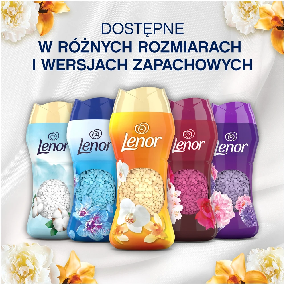LENOR Kvapniosios granulės "Gold Orchid", 495 g (41 Skalbimas)