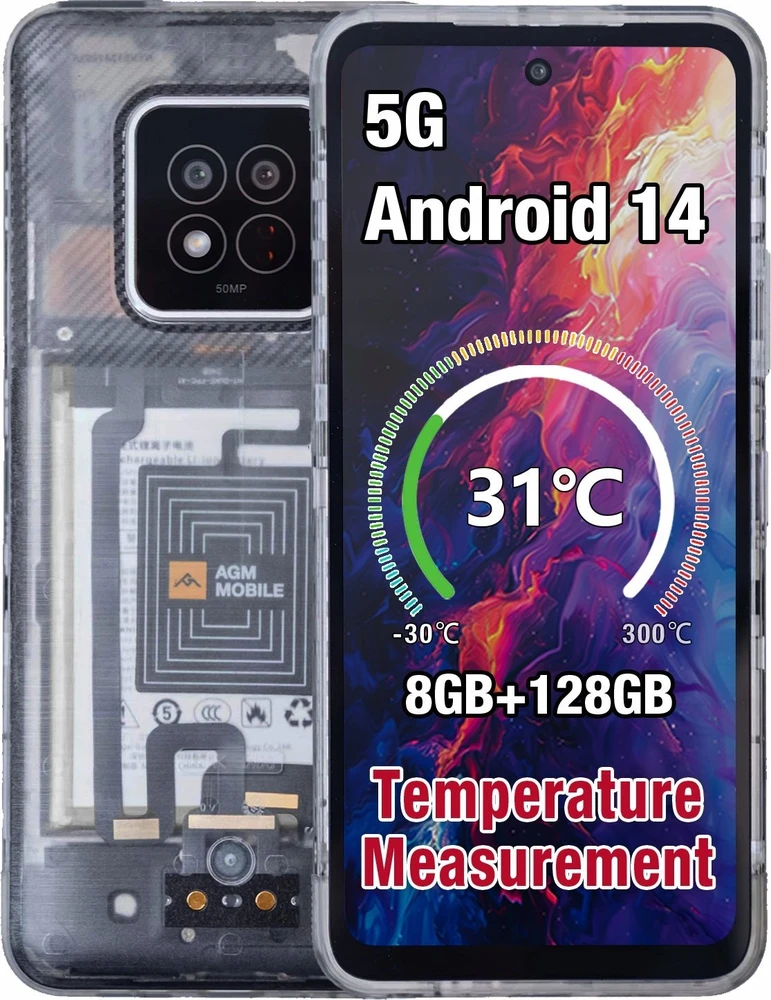 Agm Mobile Beafon Mobilusis telefonas Bea-fon AGM by X6 Phantom rugged (IP68/IP69K/MIL-STD-810H)