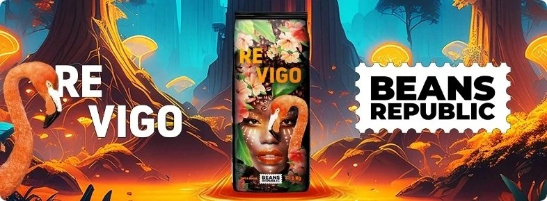 Beans Republic Kavos pupelės 1 vnt. Revigo kavos pupelės 1kg