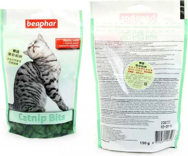 BEAPHAR Katžolės gabaliukai - vitaminų delikatesas su katžole 150 g
