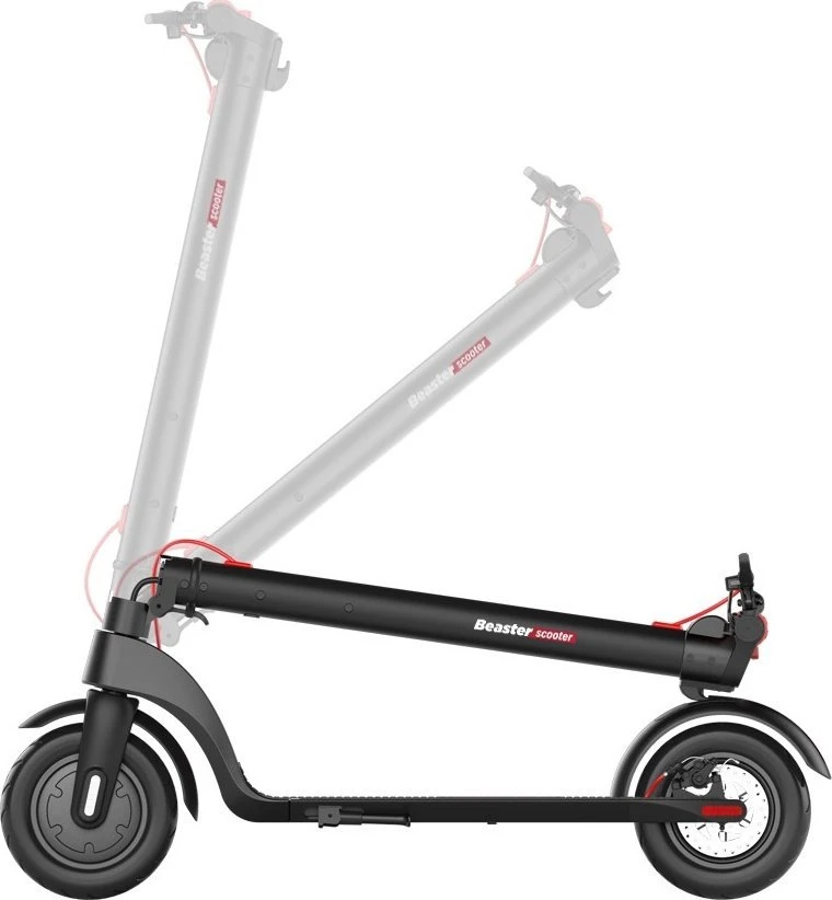 Elektrinis paspirtukas Beaster Scooter BS701B, 700 W, 36 V, 6,4 Ah, 25 cm ratai, juodas
