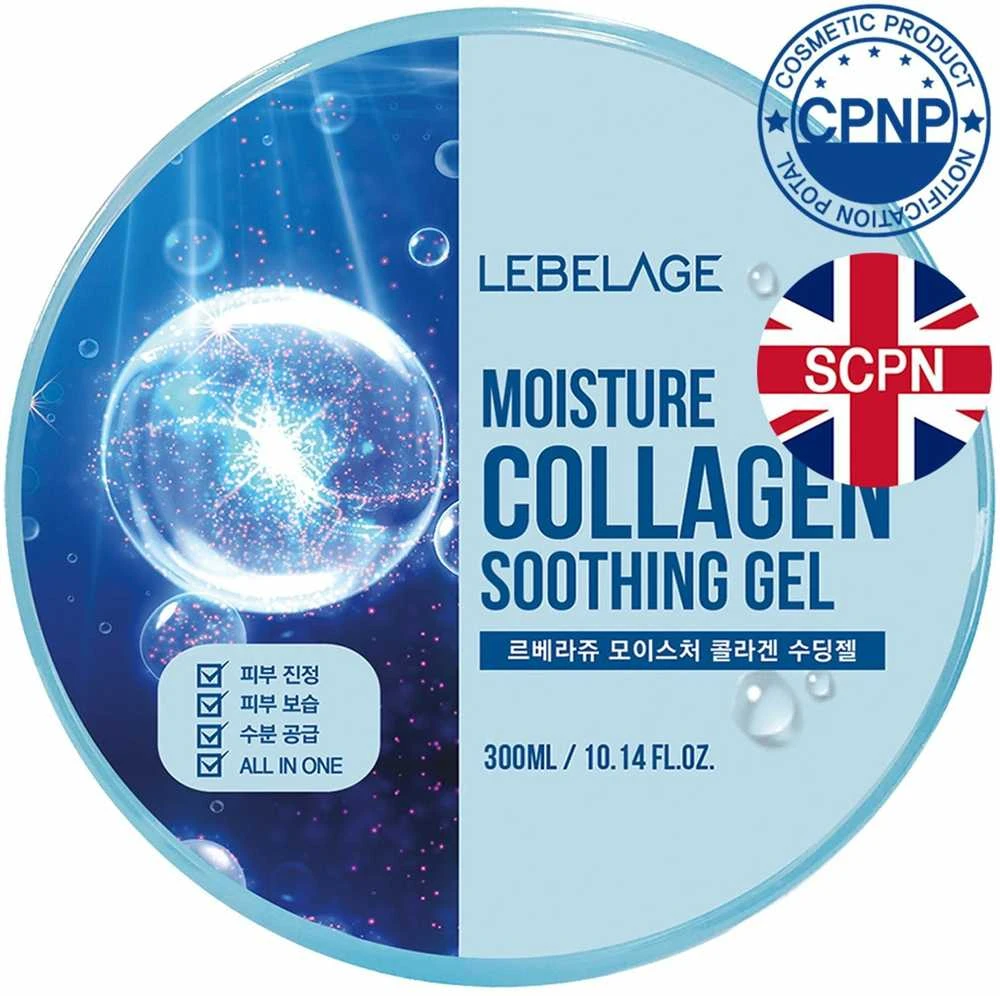 Beauty Formulas LEBELAGE Collagen Purity 100% veido ir kūno gelis 300 ml